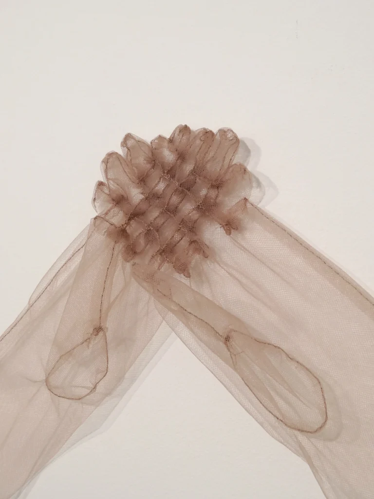 Encaix, 2024 Tul de polièster 95 x 48 cm